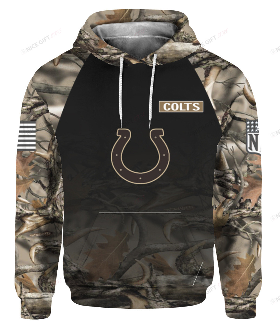 NFL Indianapolis Colts Hunting 3D Hoodie Gift For Fans
