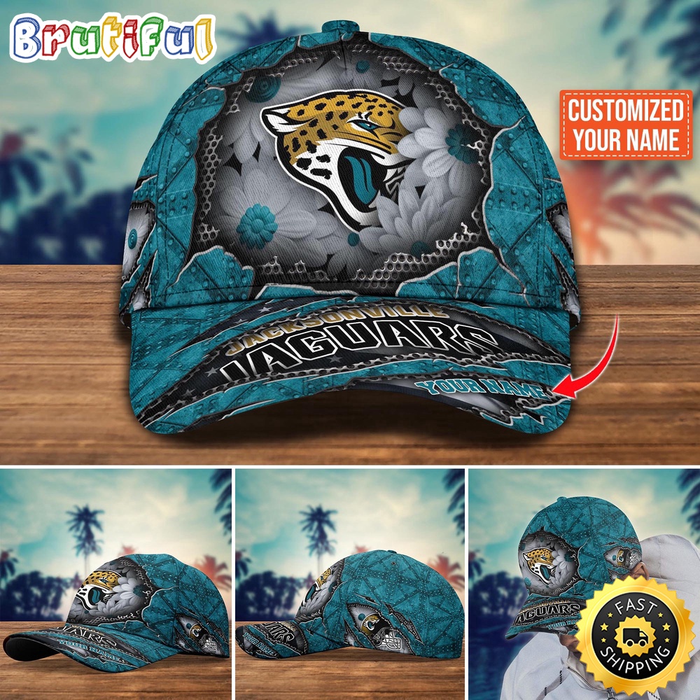 NFL Jacksonville Jaguars Baseball Cap Custom Cap Trending For Fans