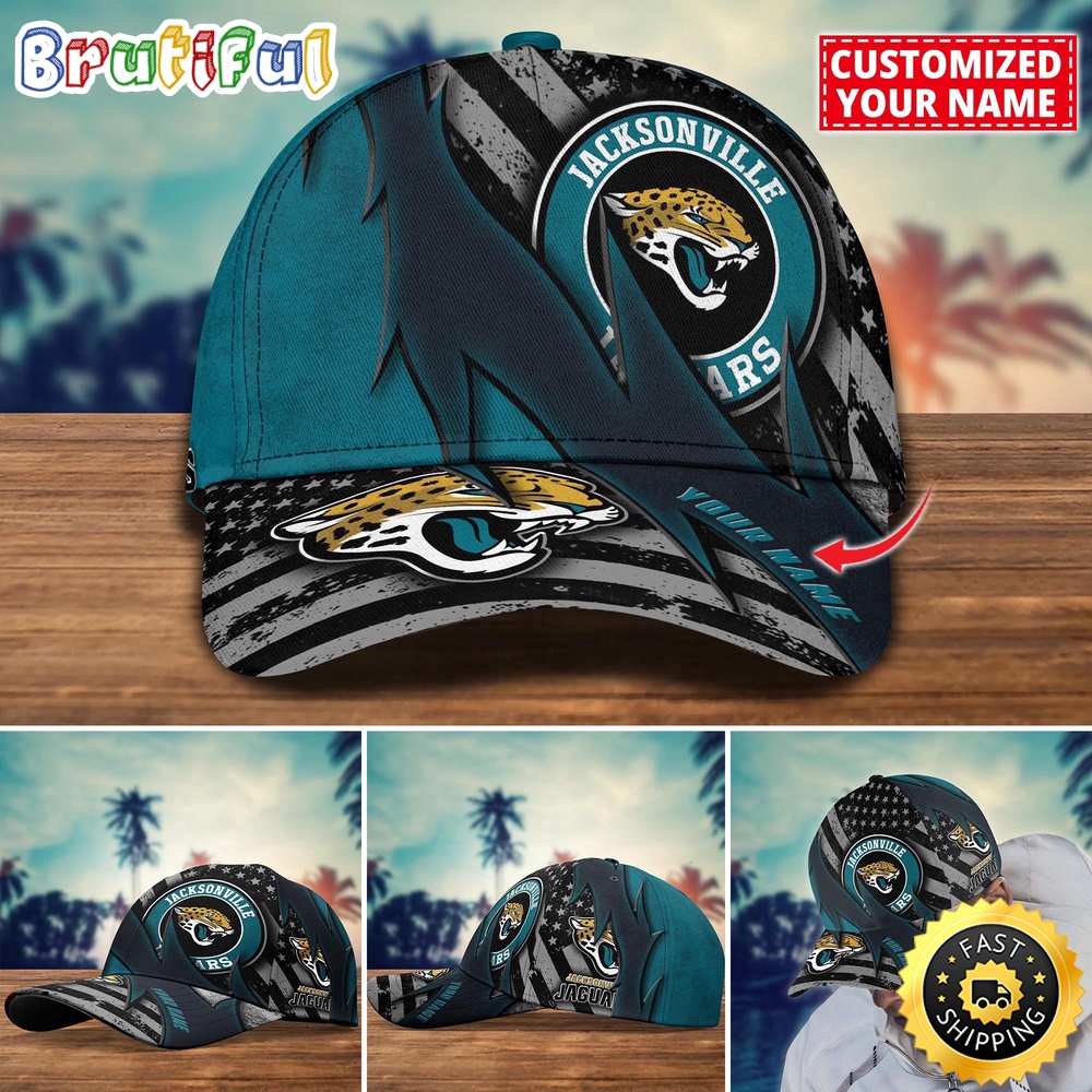 NFL Jacksonville Jaguars Baseball Cap Custom Football Hat For Fans