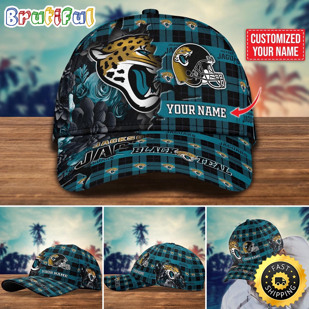NFL Jacksonville Jaguars Baseball Cap Flower Trending Custom Cap