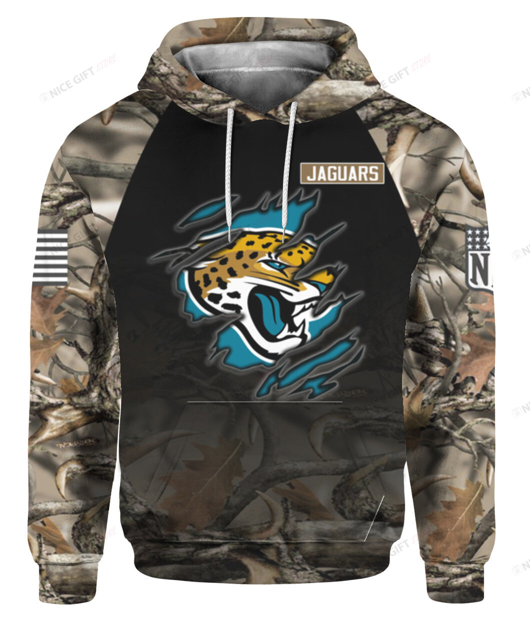 NFL Jacksonville Jaguars Hunting 3D Hoodie Gift For Fans