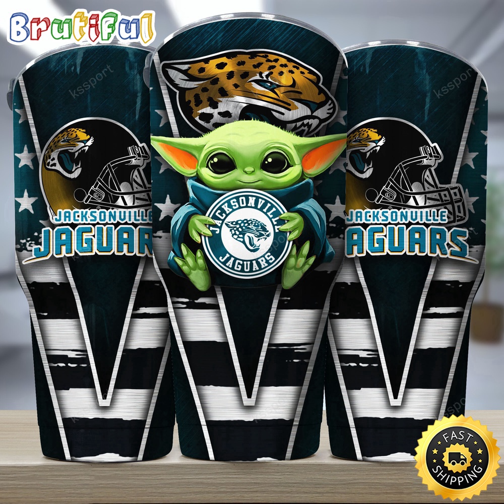 NFL Jacksonville Jaguars Tumbler Baby Yoda Tumbler For This Season