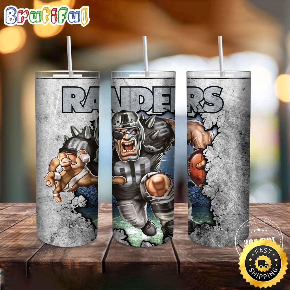 NFL Las Vegas Raiders Tumbler Mascot Skinny Tumbler