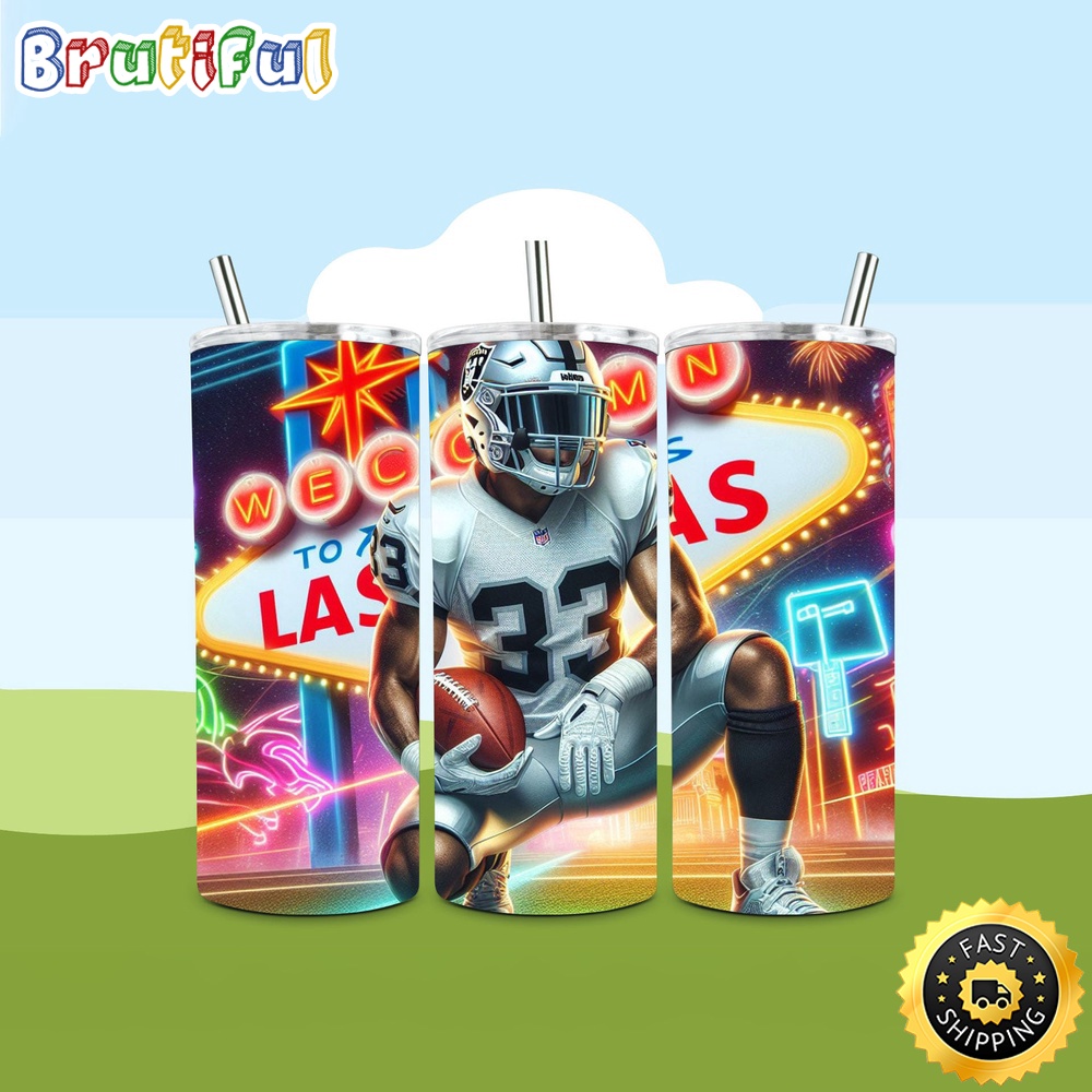 NFL Las Vegas Raiders Tumbler Skinny Tumbler For Fans