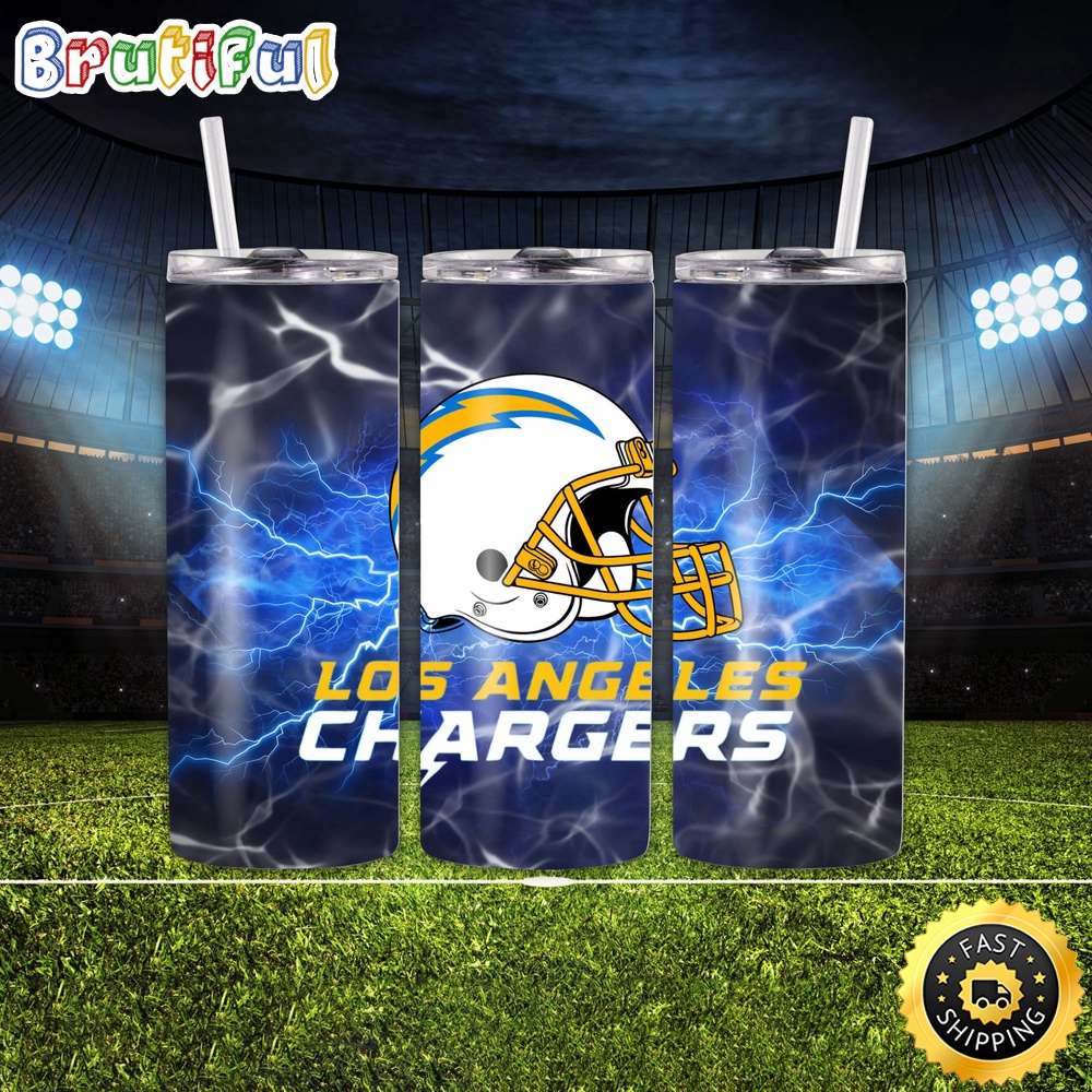 NFL Los Angeles Chargers Tumbler Logo And Team Skinny Tumbler For Fans