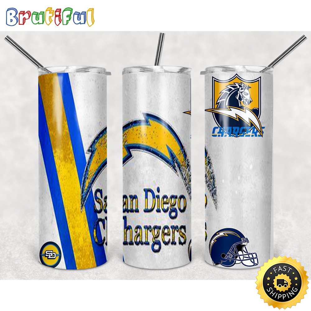 NFL Los Angeles Chargers Tumbler Skinny Tumbler Chic Tumbler Cups