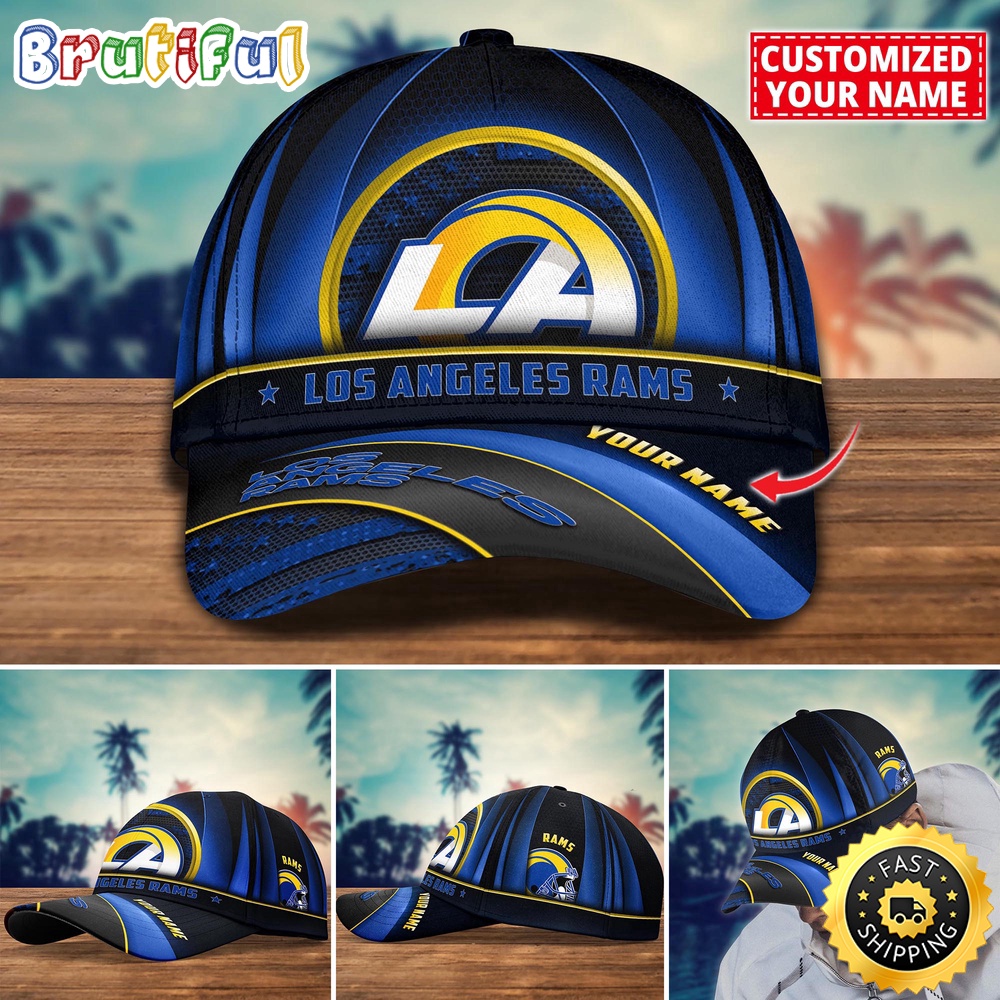 NFL Los Angeles Rams Baseball Cap Custom Football Cap For Fans