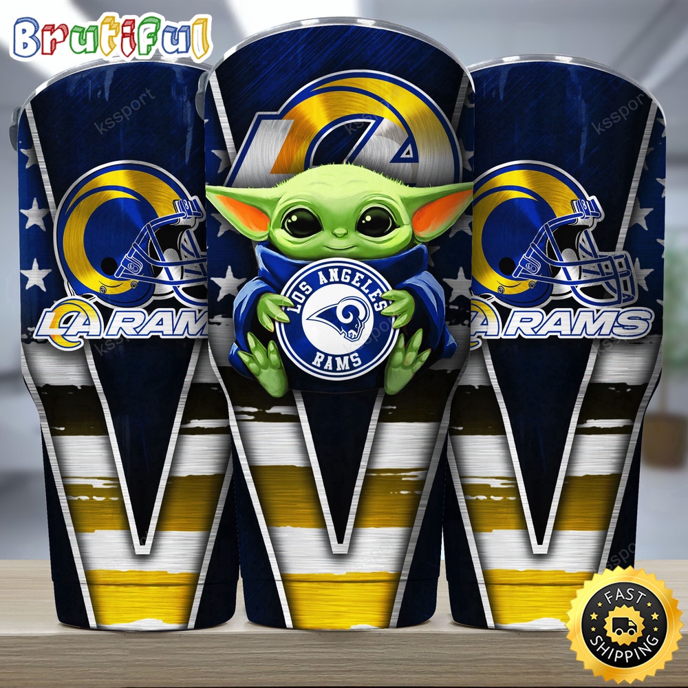 NFL Los Angeles Rams Tumbler Baby Yoda Tumbler For This Season