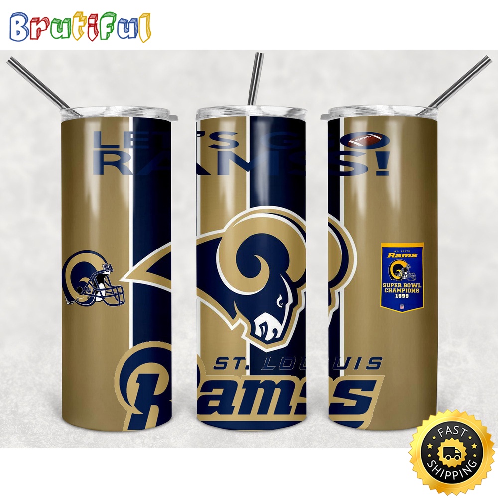NFL Los Angeles Rams Tumbler Skinny Tumbler Chic Tumbler Cups