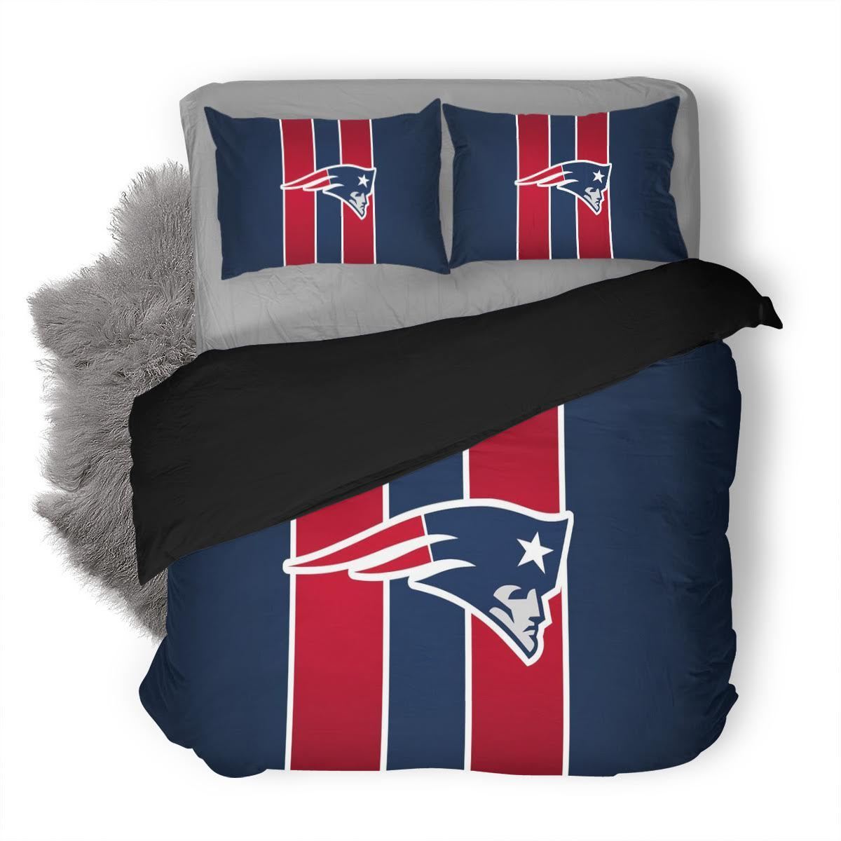 Nfl New England Patriots 17 3D Customized Duvet Cover Bedding Set
