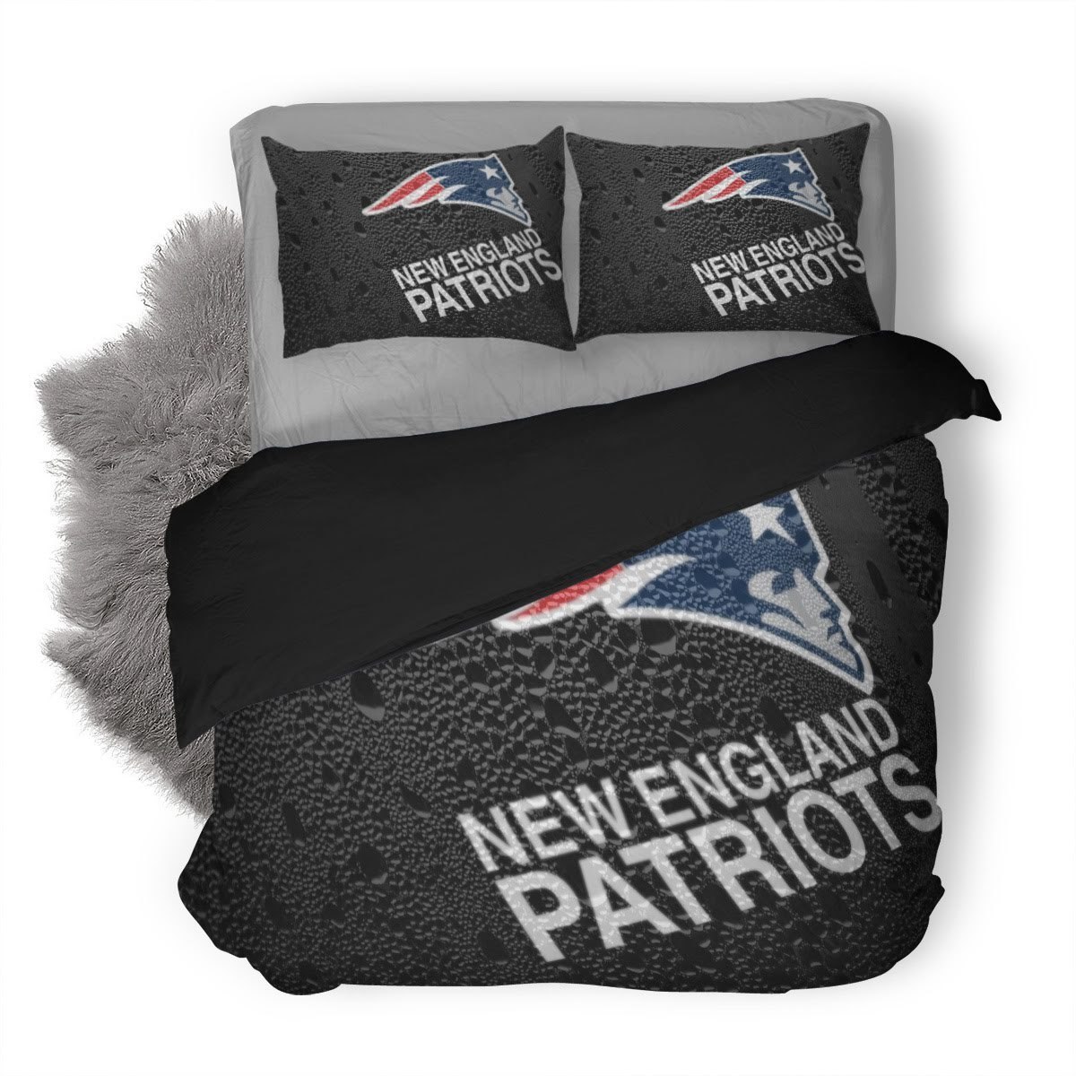 Nfl New England Patriots 3D Customized Duvet Cover Bedding Set