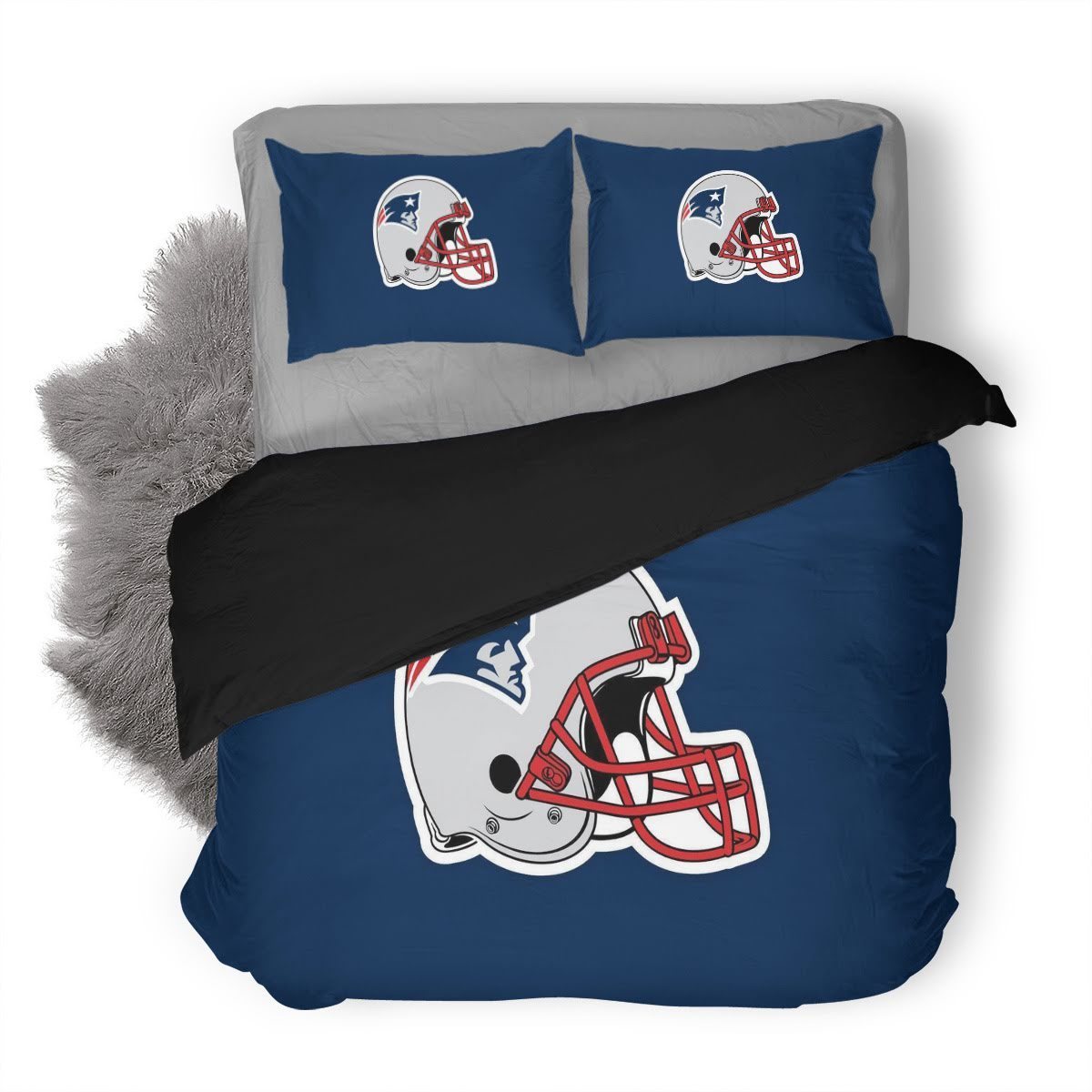 Nfl New England Patriots 3D Customized Duvet Cover Bedding Set