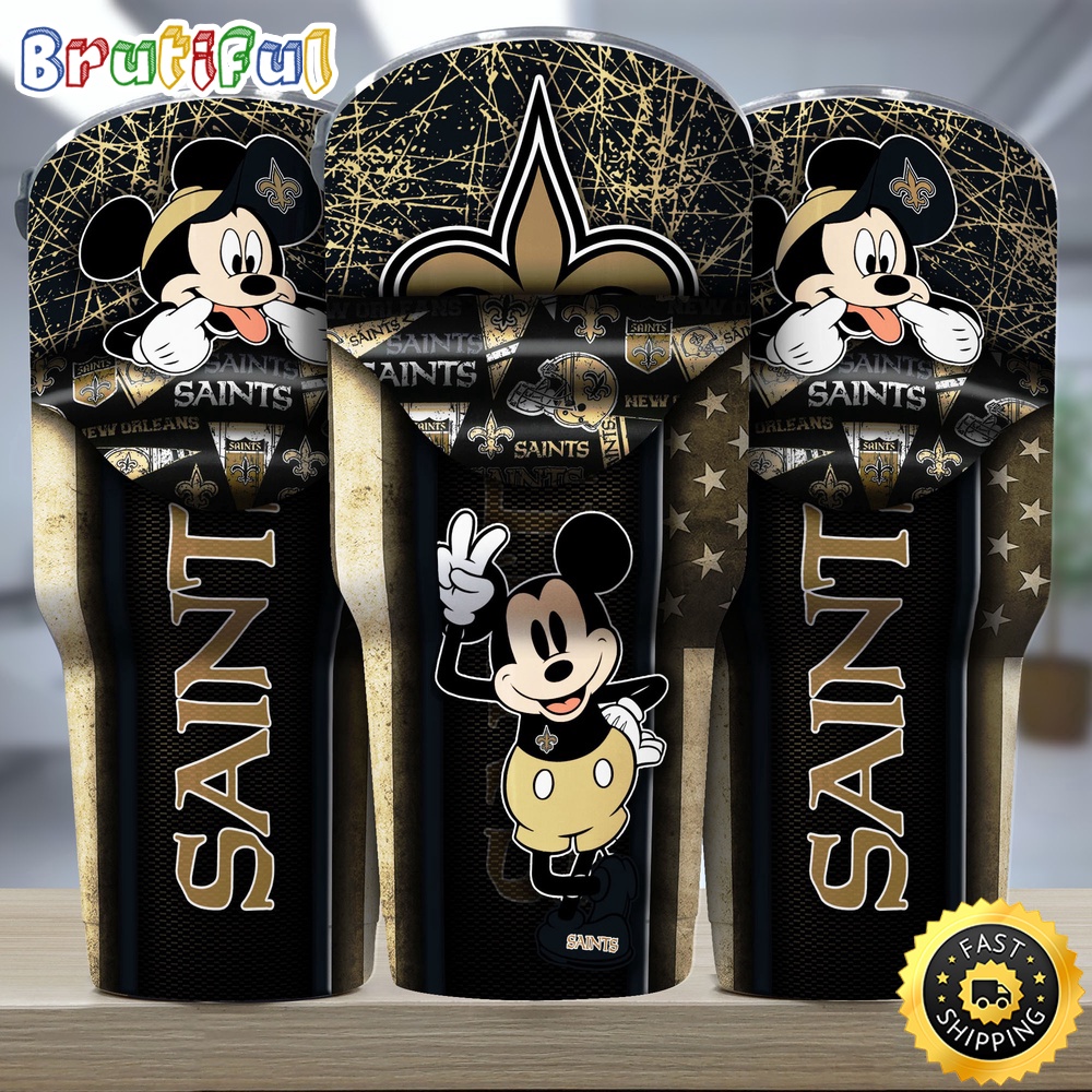 NFL New Orleans Saints Tumbler Nfl Tumbler Playful Mickey For This Season