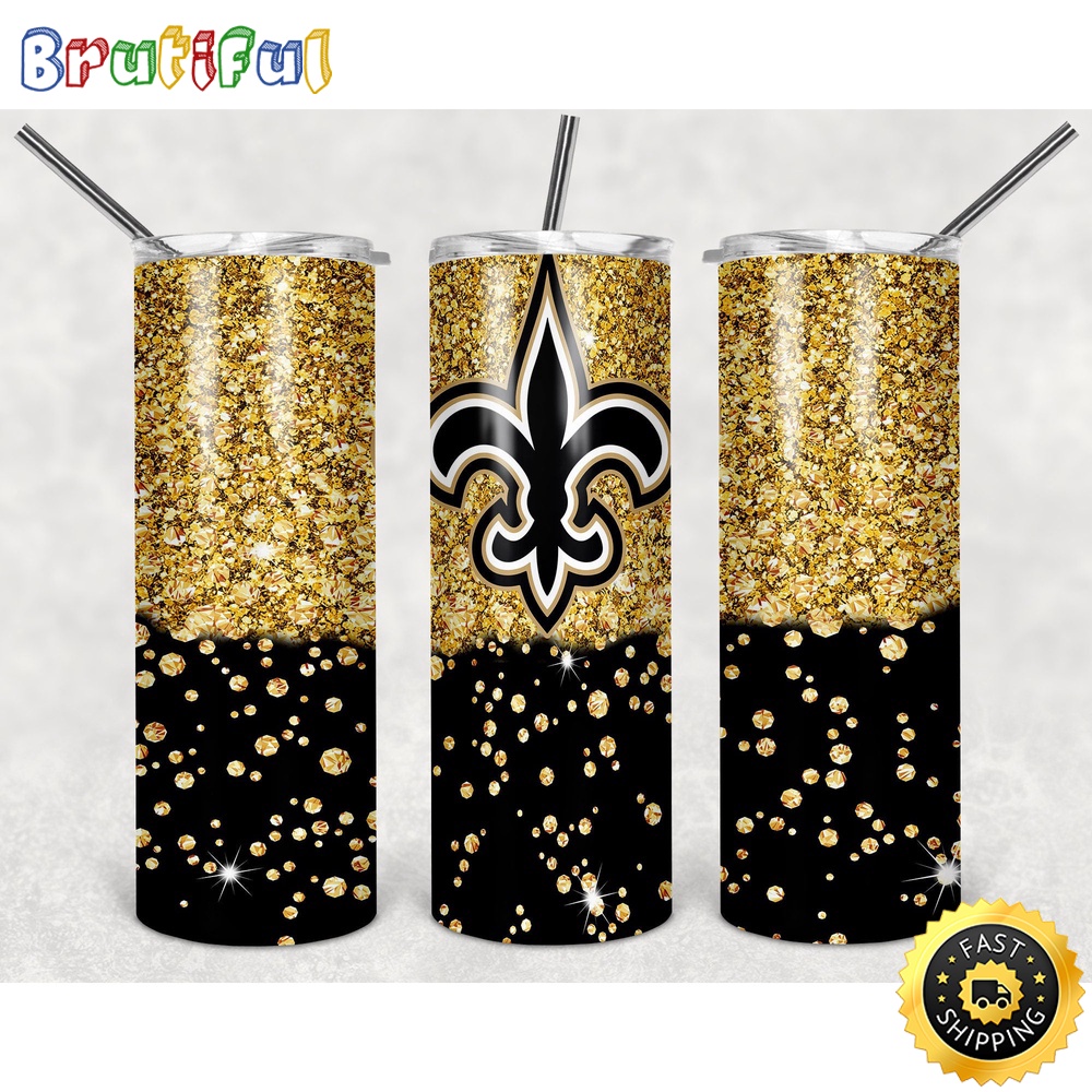 NFL New Orleans Saints Tumbler Skinny Tumbler Chic Tumbler Cups