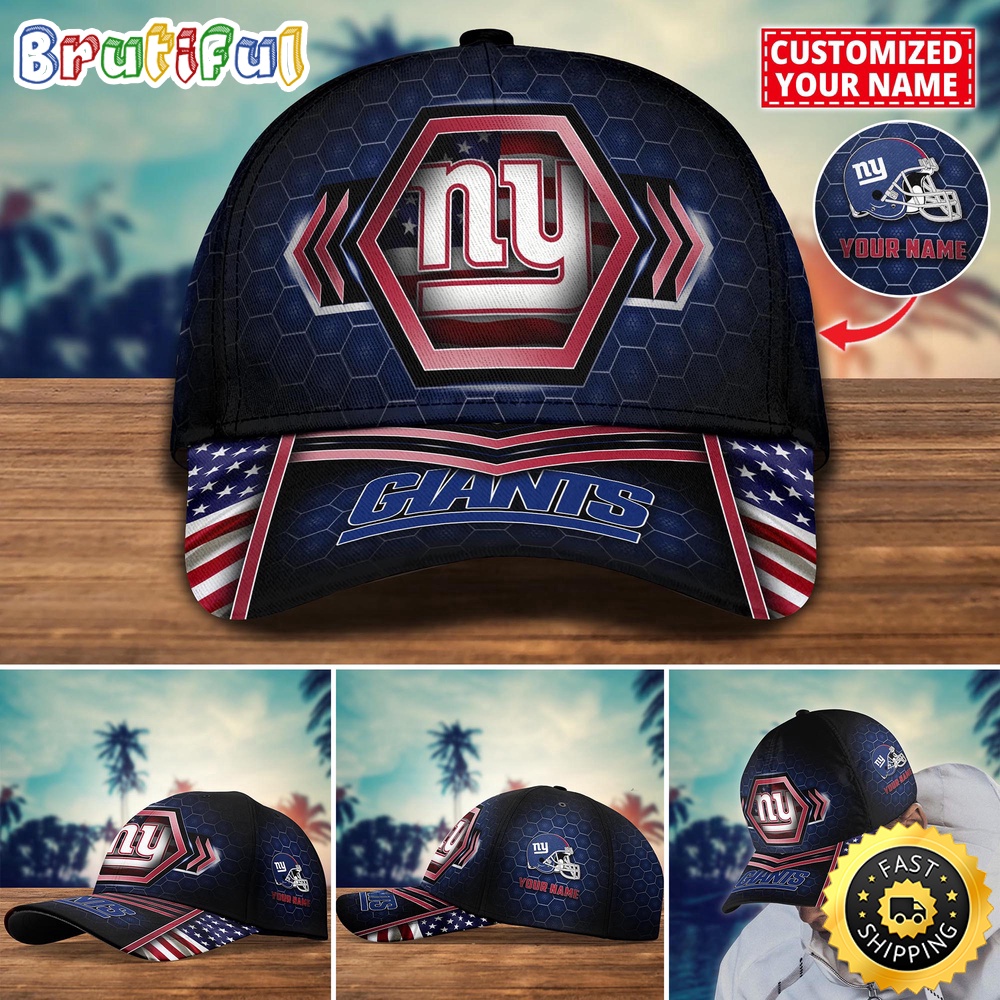 NFL New York Giants Baseball Cap Best Trending Custom Name Cap