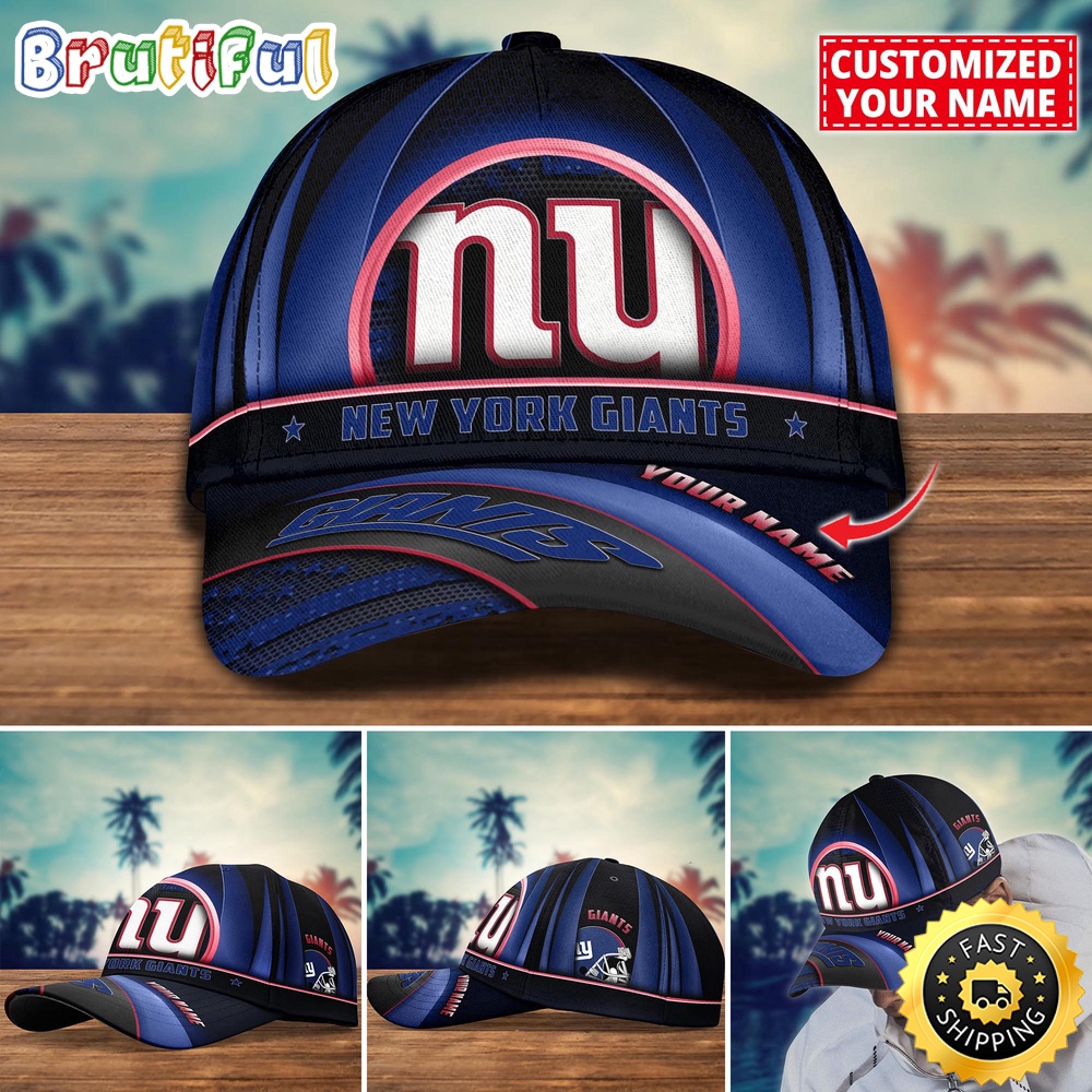 NFL New York Giants Baseball Cap Custom Football Cap For Fans
