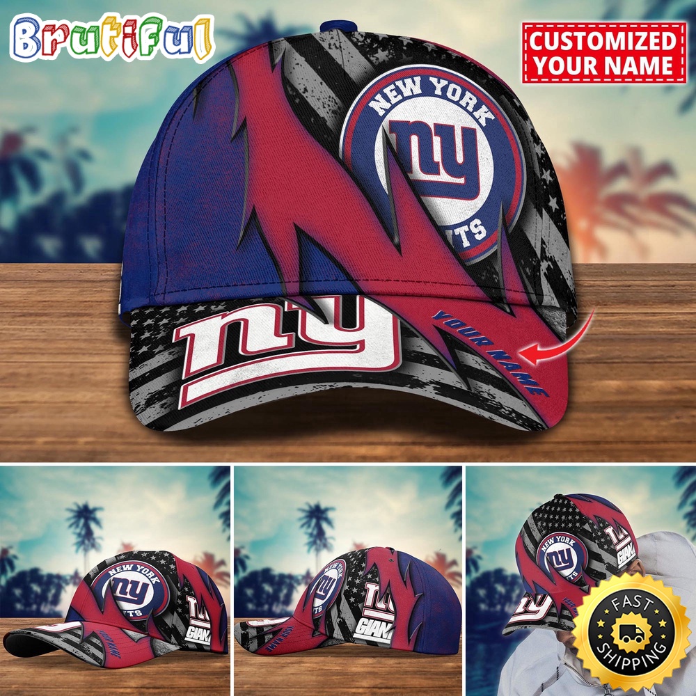 NFL New York Giants Baseball Cap Custom Football Hat For Fans