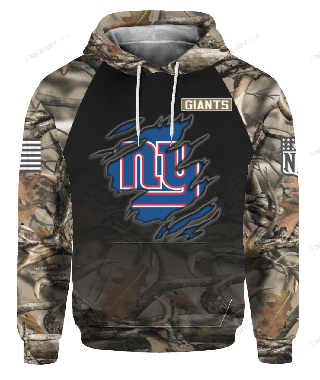 NFL New York Giants Hunting 3D Hoodie Gift For Fans