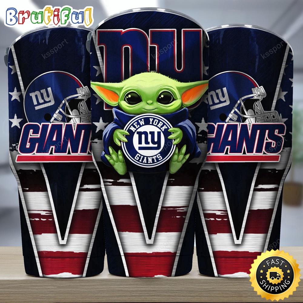 NFL New York Giants Tumbler Baby Yoda Tumbler For This Season