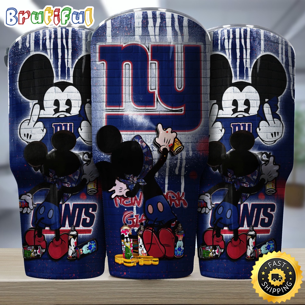 NFL New York Giants Tumbler Nfl Tumbler Mickey Graffiti For Sports Fan