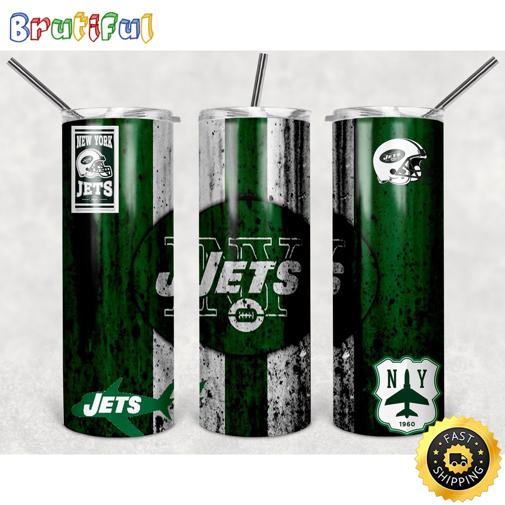 NFL New York Jets Tumbler Skinny Tumbler Chic Tumbler Cups