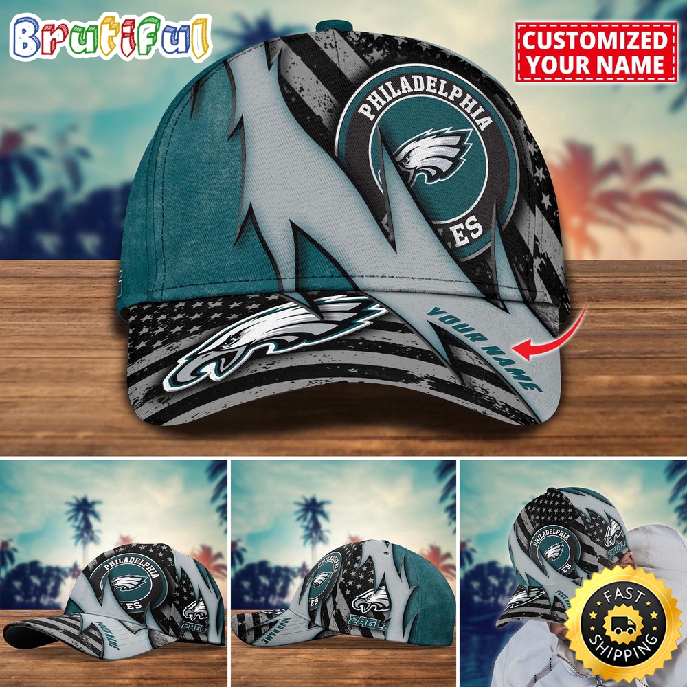 NFL Philadelphia Eagles Baseball Cap Custom Football Hat For Fans