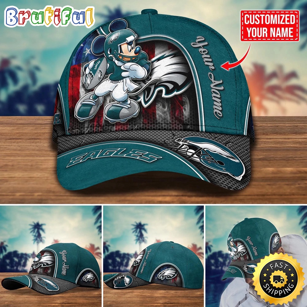 NFL Philadelphia Eagles Baseball Cap Mickey Cap Trending Custom Cap