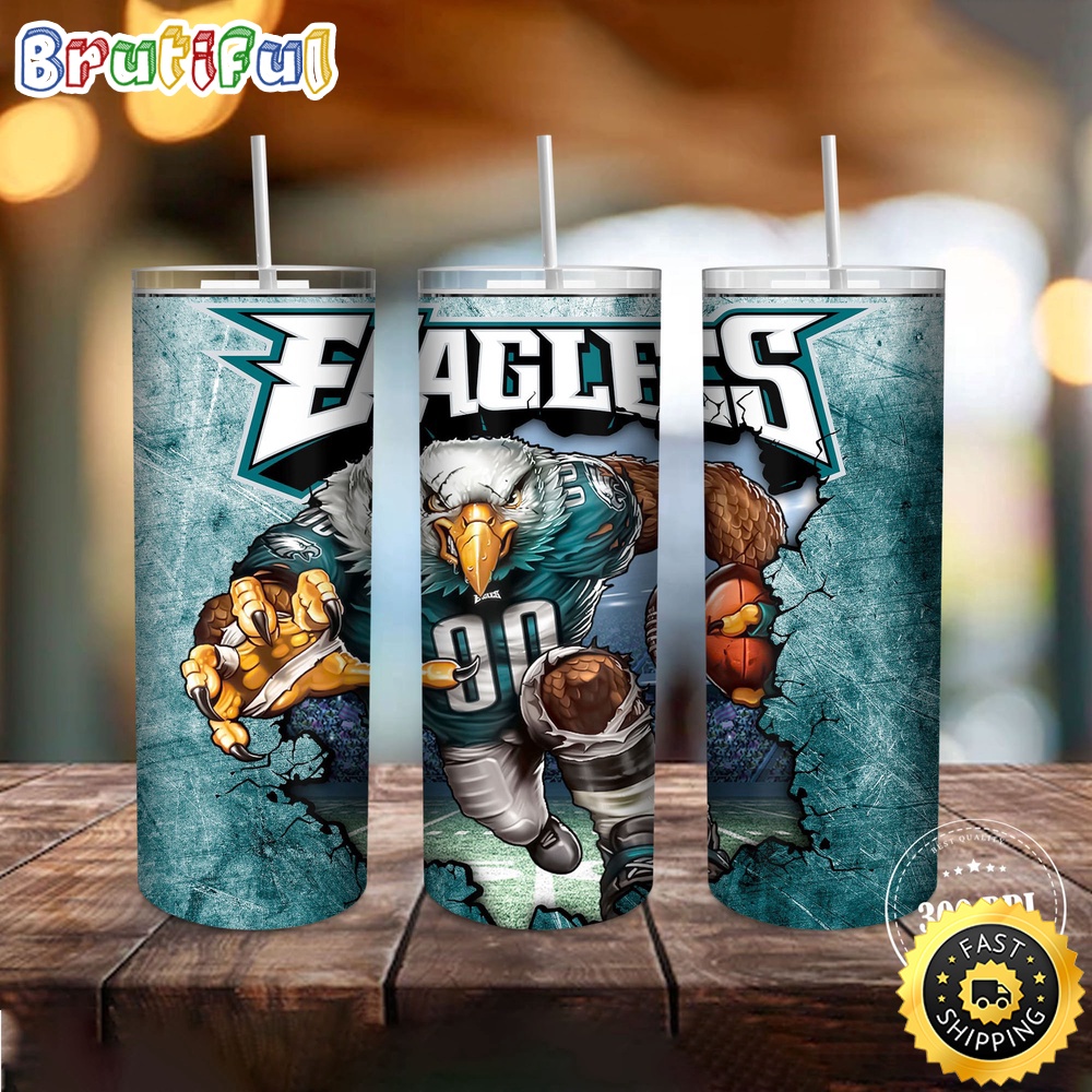 NFL Philadelphia Eagles Tumbler Mascot Skinny Tumbler