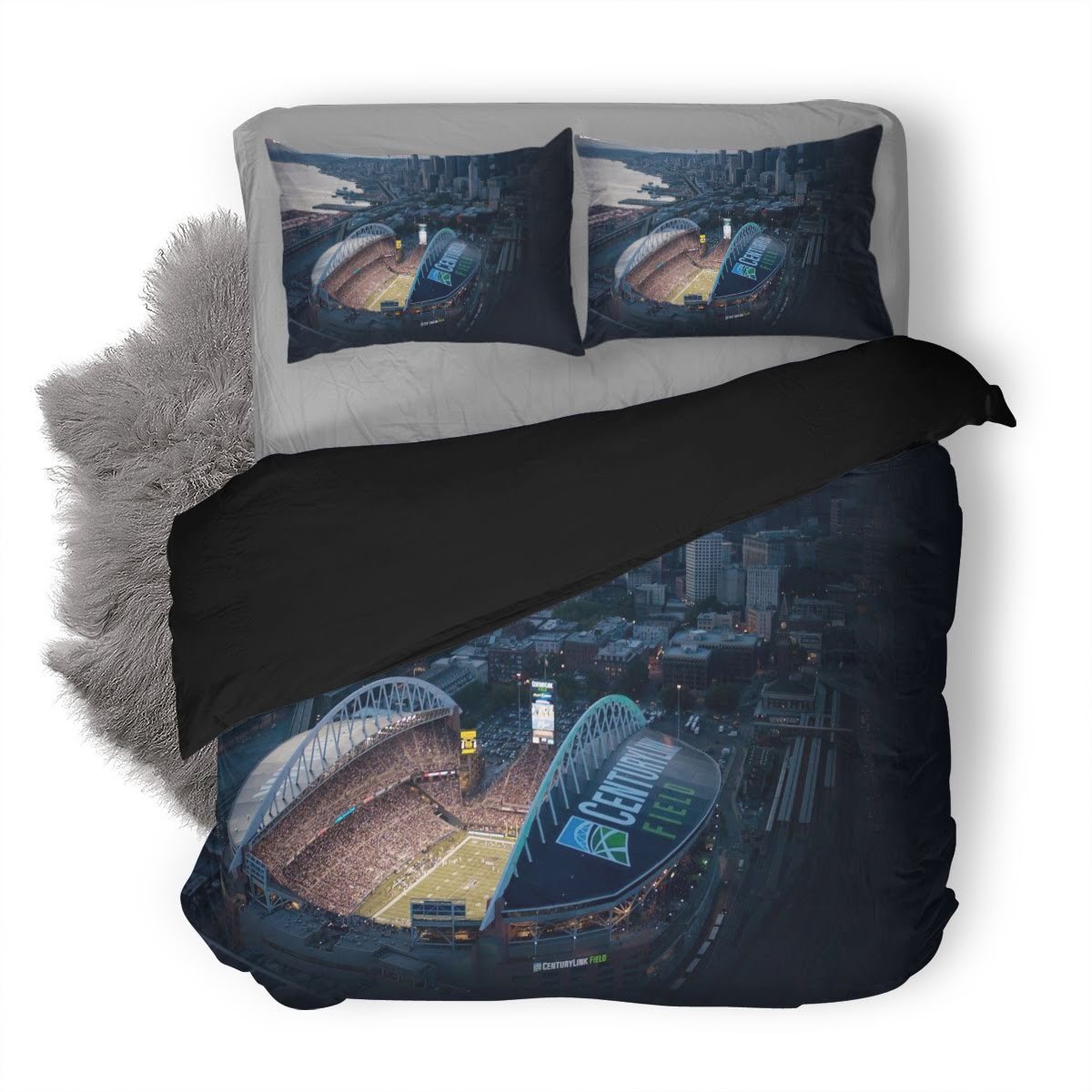 Nfl Standium 3D Customized Duvet Cover Bedding Set