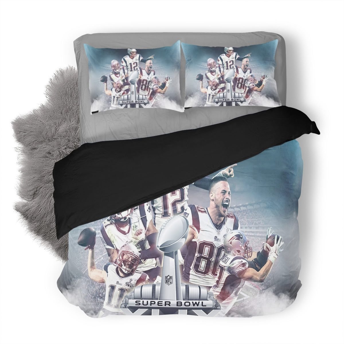 Nfl Super Bowl 3D Customized Duvet Cover Bedding Set