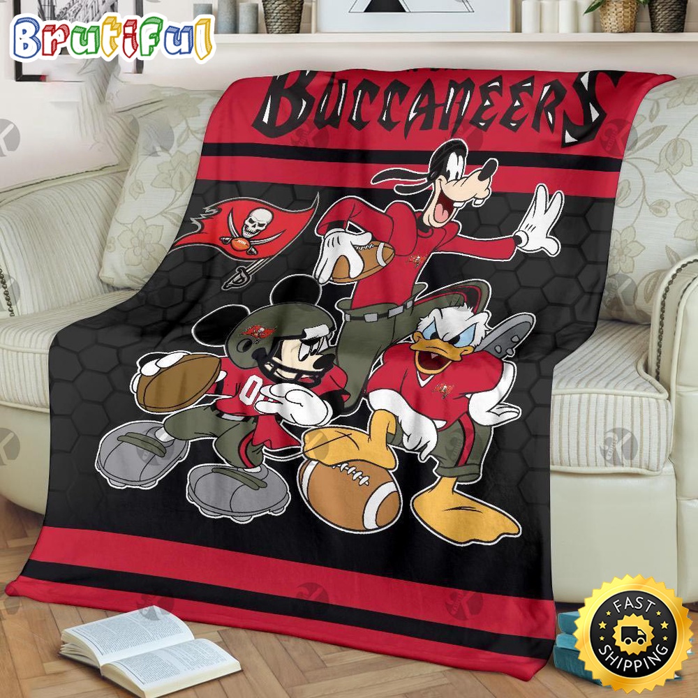 NFL Tampa Bay Buccaneers Blanket Mickey Mouse Blanket
