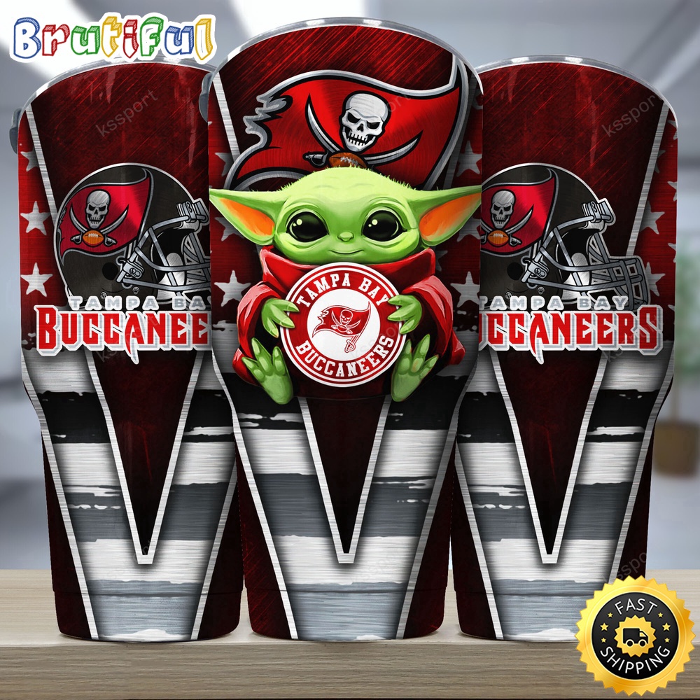 NFL Tampa Bay Buccaneers Tumbler Baby Yoda Tumbler For This Season