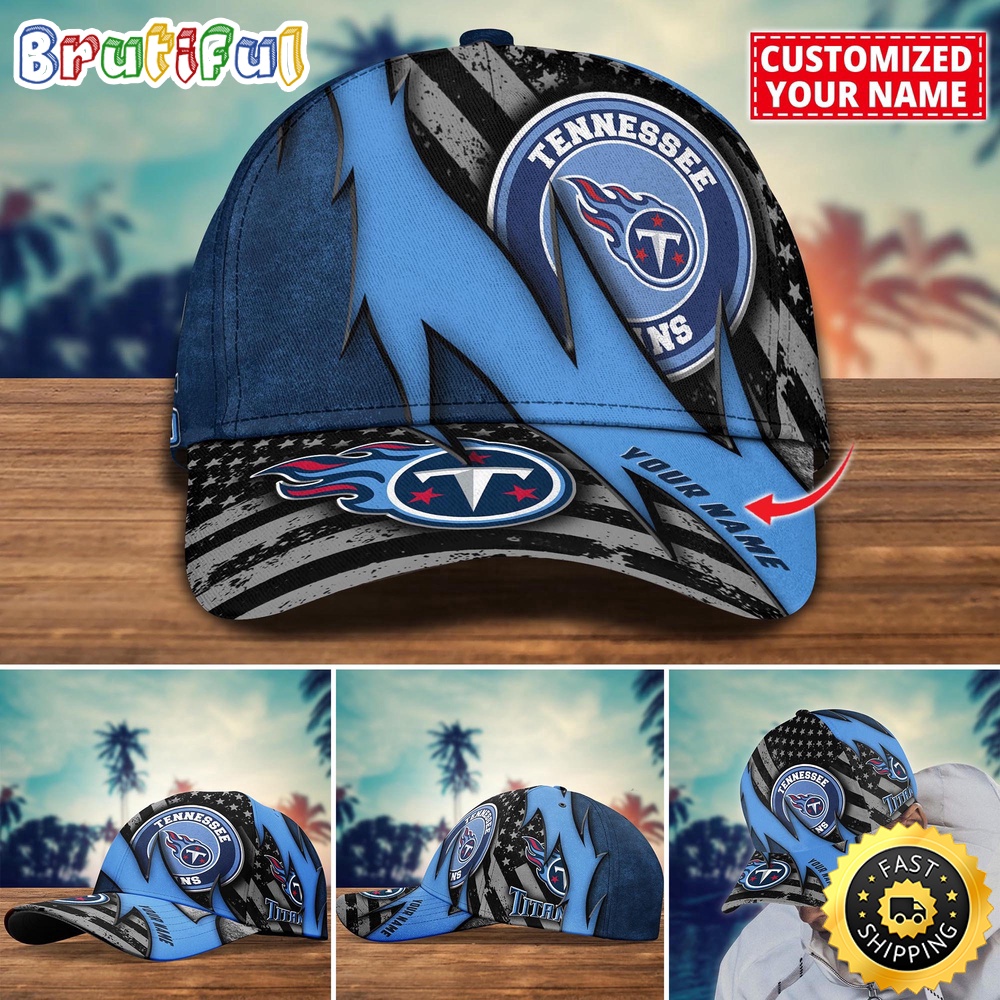 NFL Tennessee Titans Baseball Cap Custom Football Hat For Fans