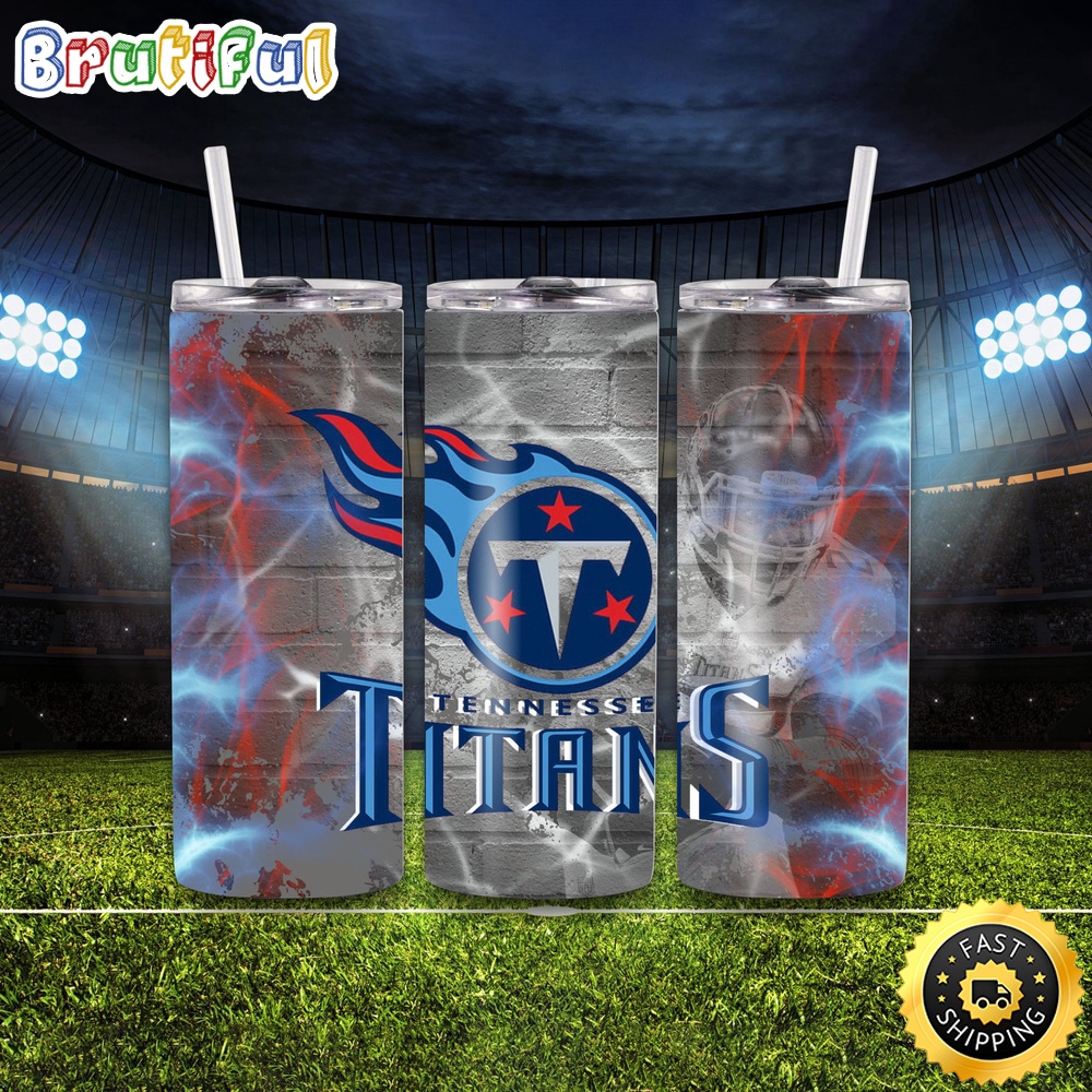 NFL Tennessee Titans Tumbler Logo And Team Skinny Tumbler