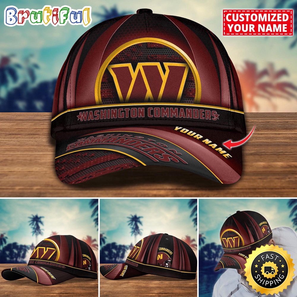 NFL Washington Commanders Baseball Cap Custom Football Cap For Fans