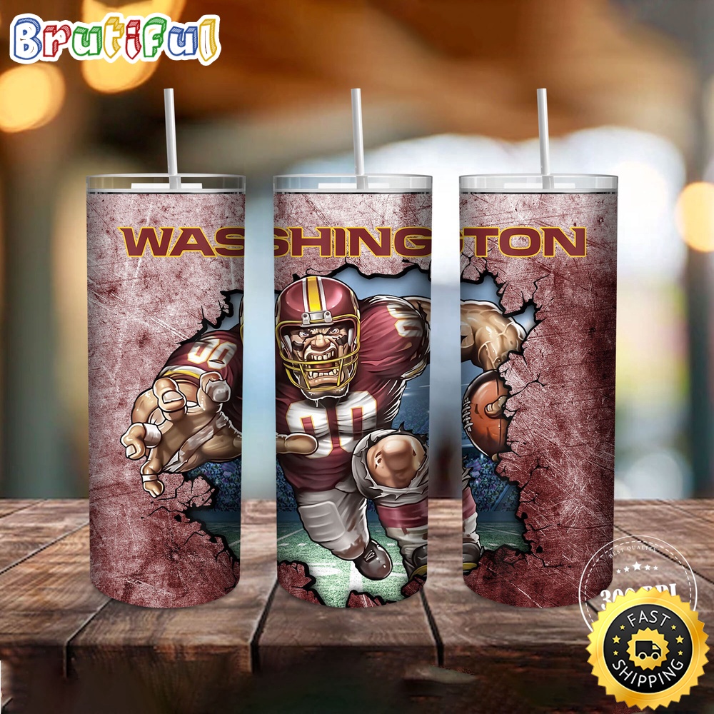 NFL Washington Commanders Tumbler Mascot Skinny Tumbler