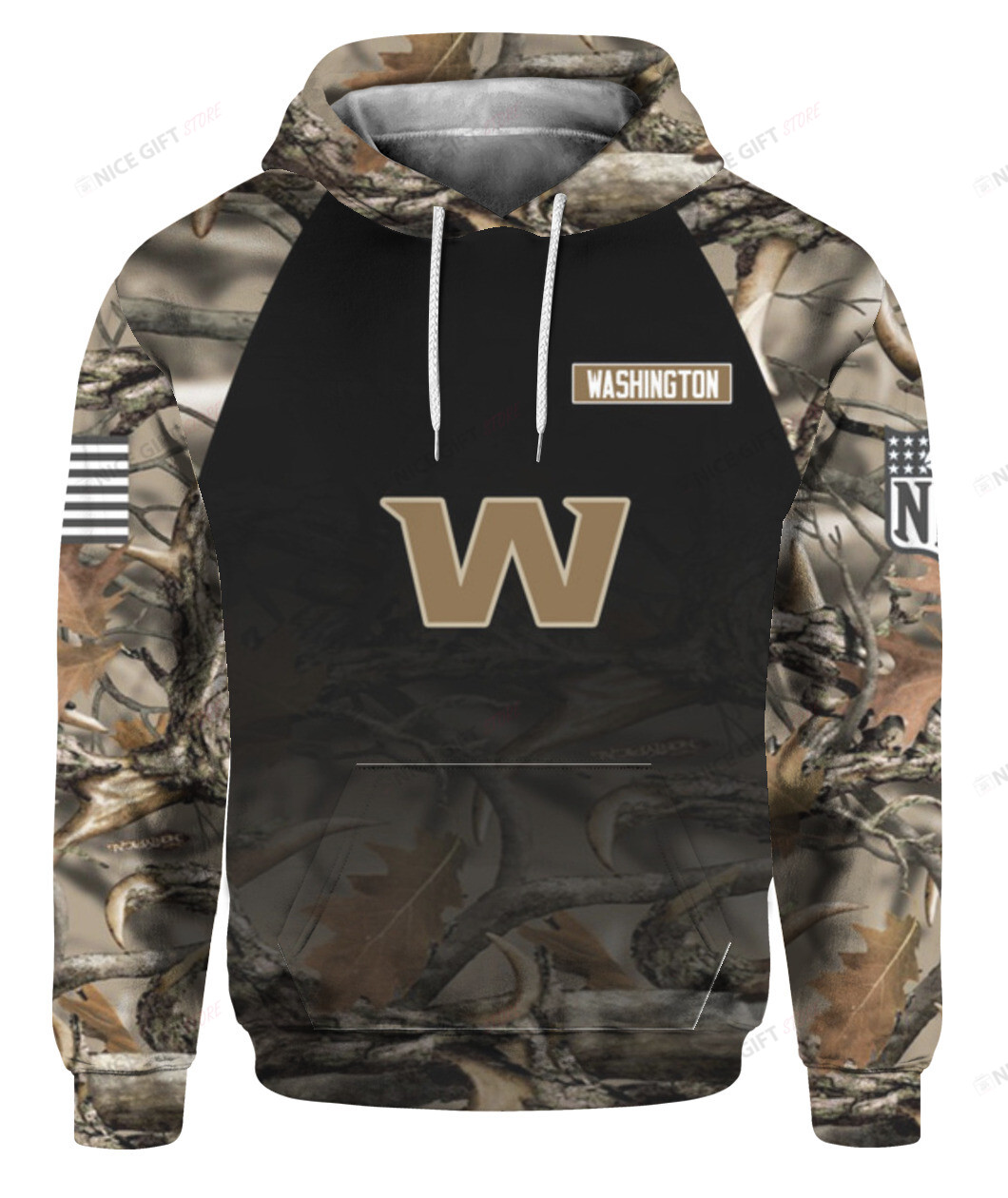 NFL Washington Football Team Hunting 3D Hoodie Gift For Fans