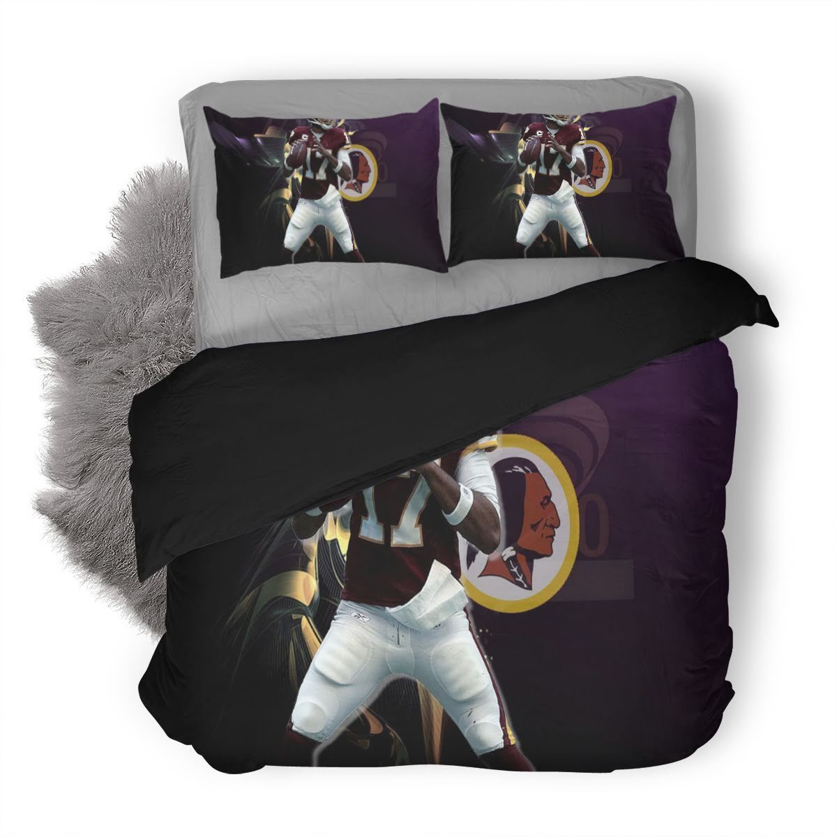 Nfl Washington Redskins 3D Customized Duvet Cover Bedding Set