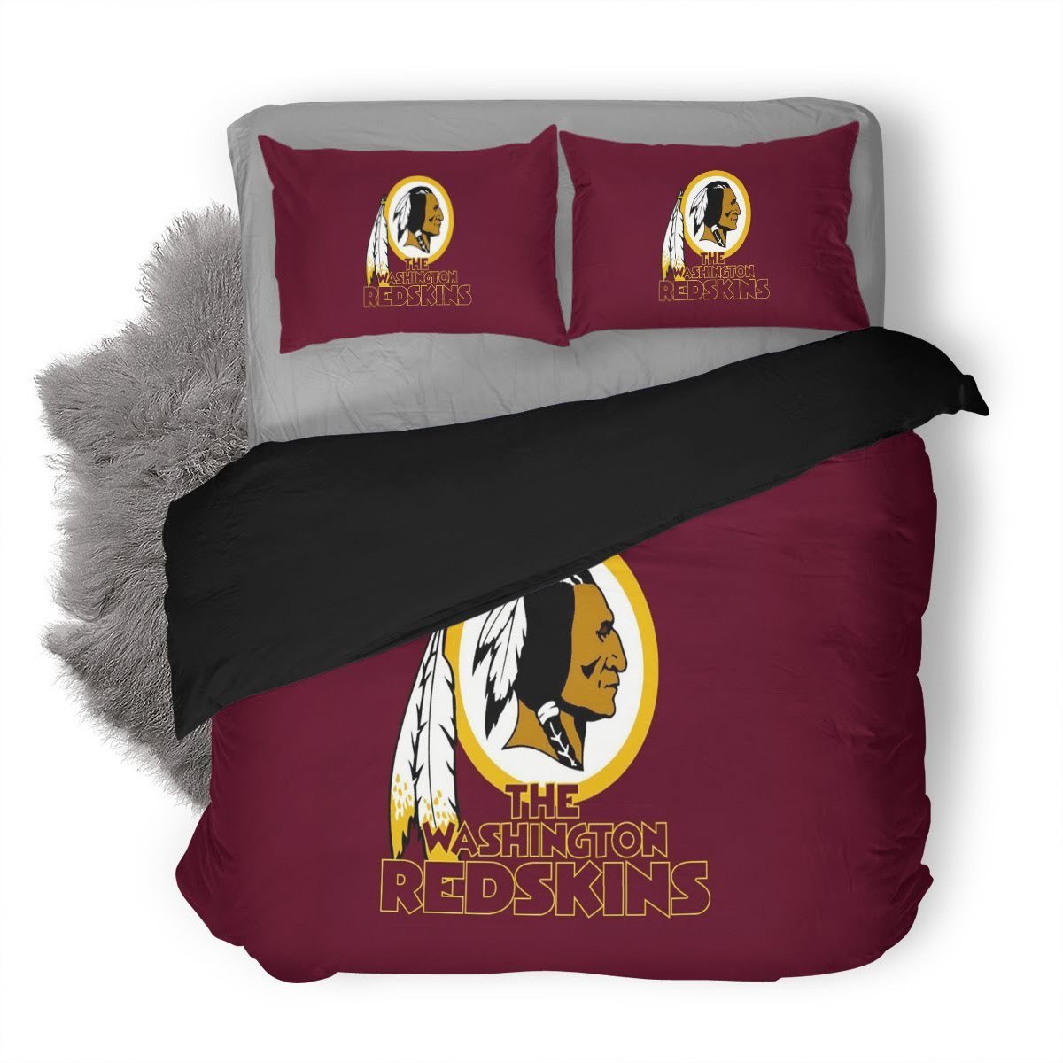Nfl Washington Redskins 3D Customized Duvet Cover Bedding Set