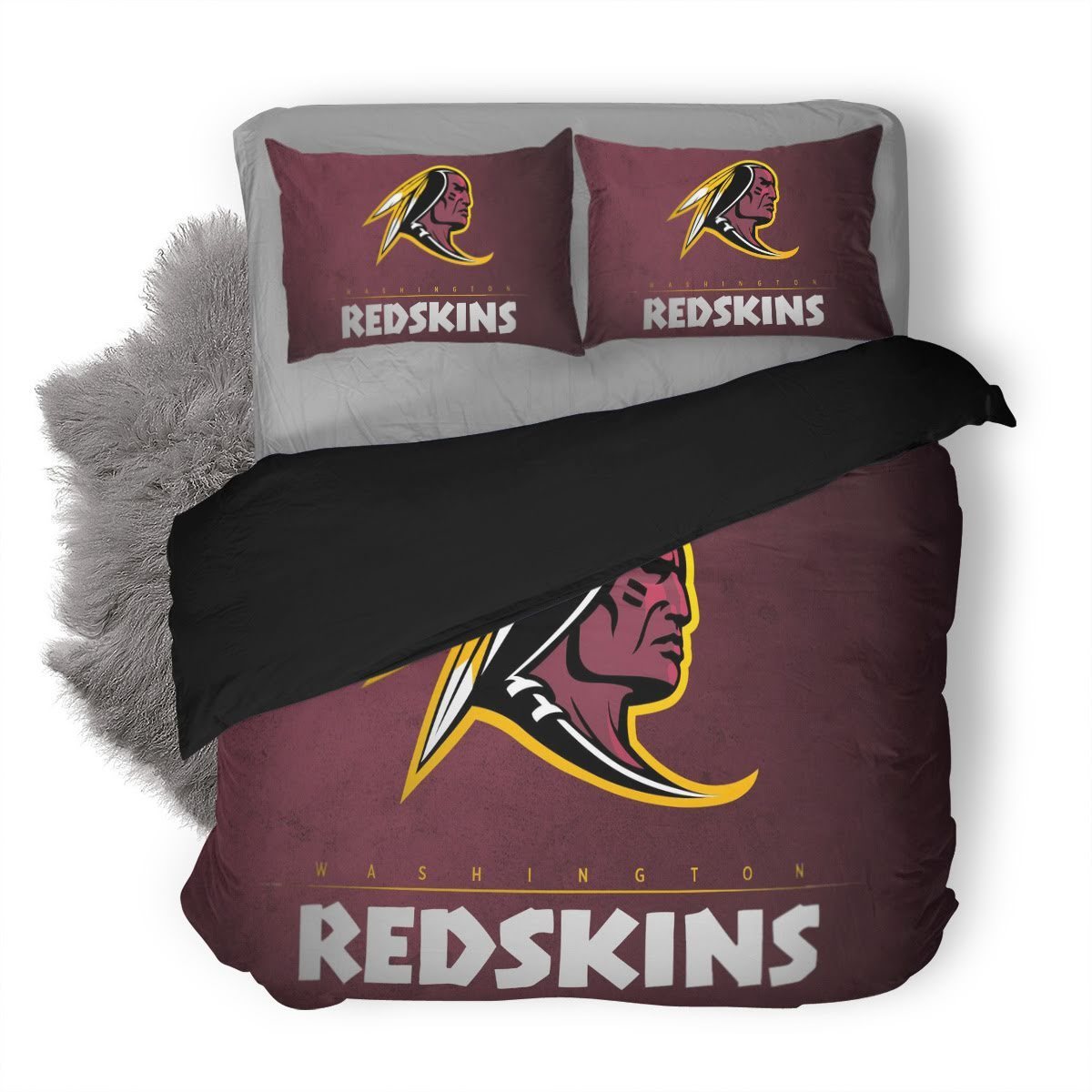 Nfl Washington Redskins 3D Customized Duvet Cover Bedding Set