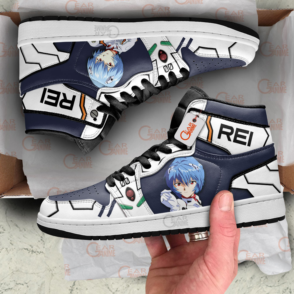 NGE Ayanami Rei Anime Shoes, Air Jordan Hightop