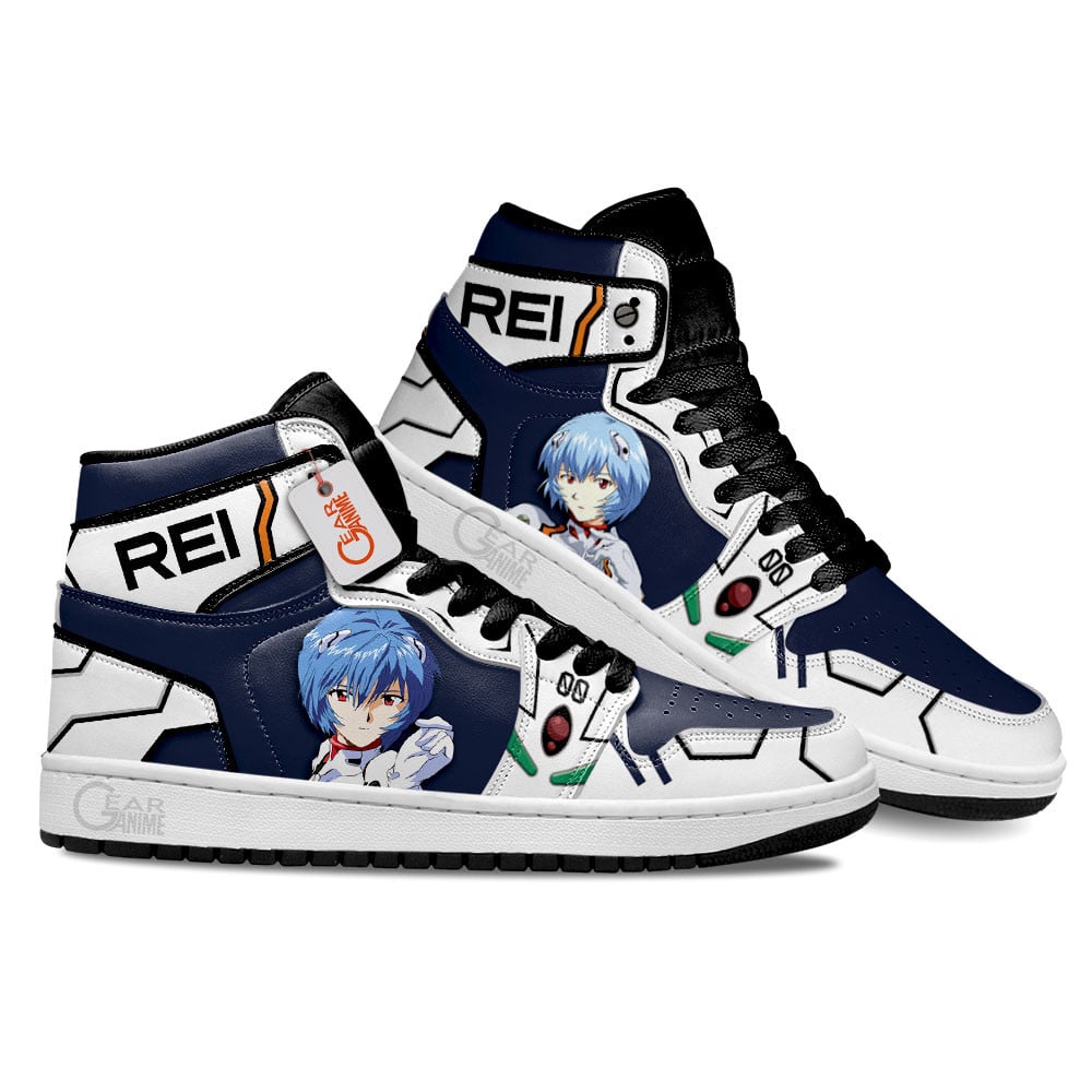 NGE Ayanami Rei Anime Shoes, Air Jordan Hightop