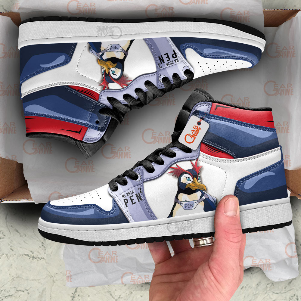 NGE Pen Pen Anime Shoes, Air Jordan Hightop