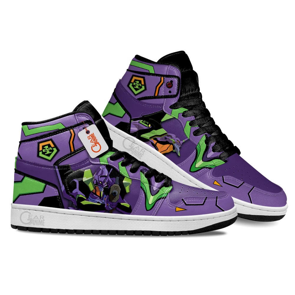 NGE Unit-01 Anime Shoes, Air Jordan Hightop