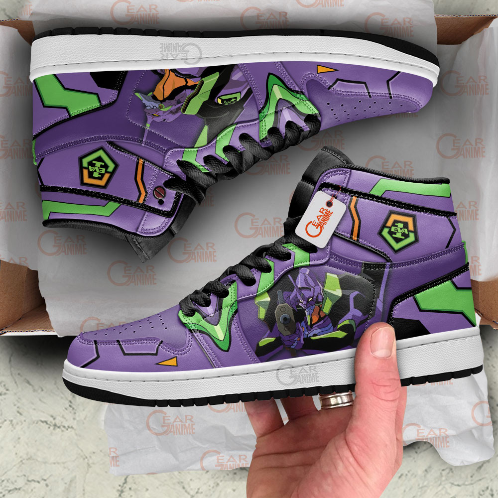 NGE Unit-01 Anime Shoes, Air Jordan Hightop
