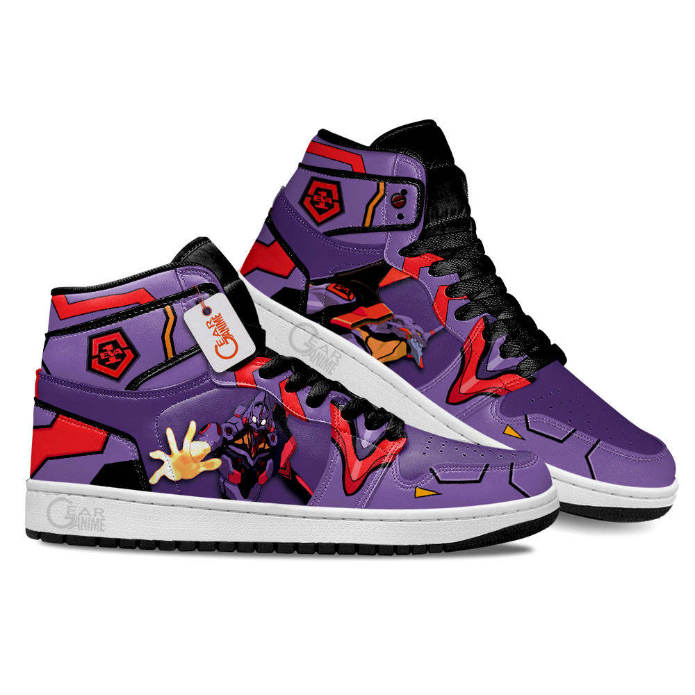 NGE Unit-01 Awakened Anime Shoes, Air Jordan Hightop