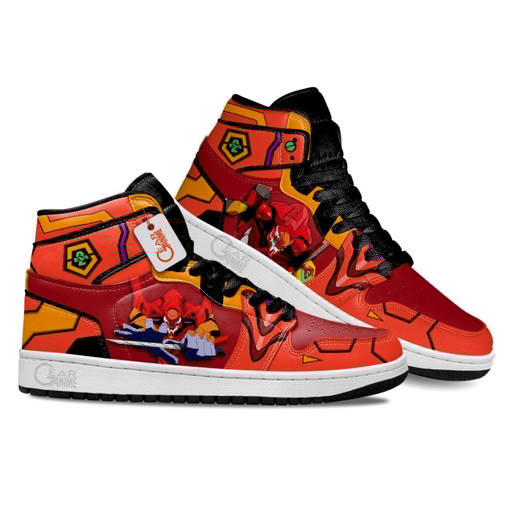 NGE Unit-02 Anime Shoes, Air Jordan Hightop