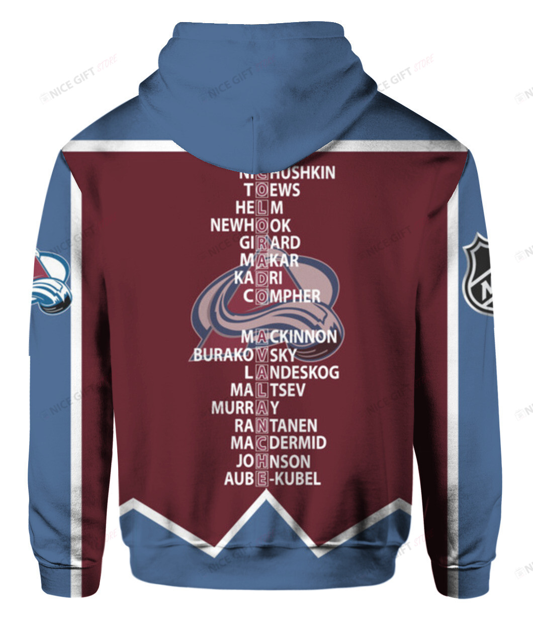 NHL Colorado Avalanche 2022 Western Coference Champions 3D Hoodie Gift For Fans Nicegift