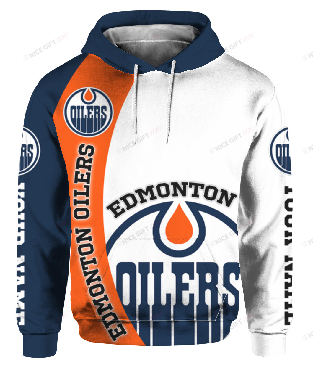 NHL Edmonton Oilers (Your Name) 3D Hoodie Gift For Fans
