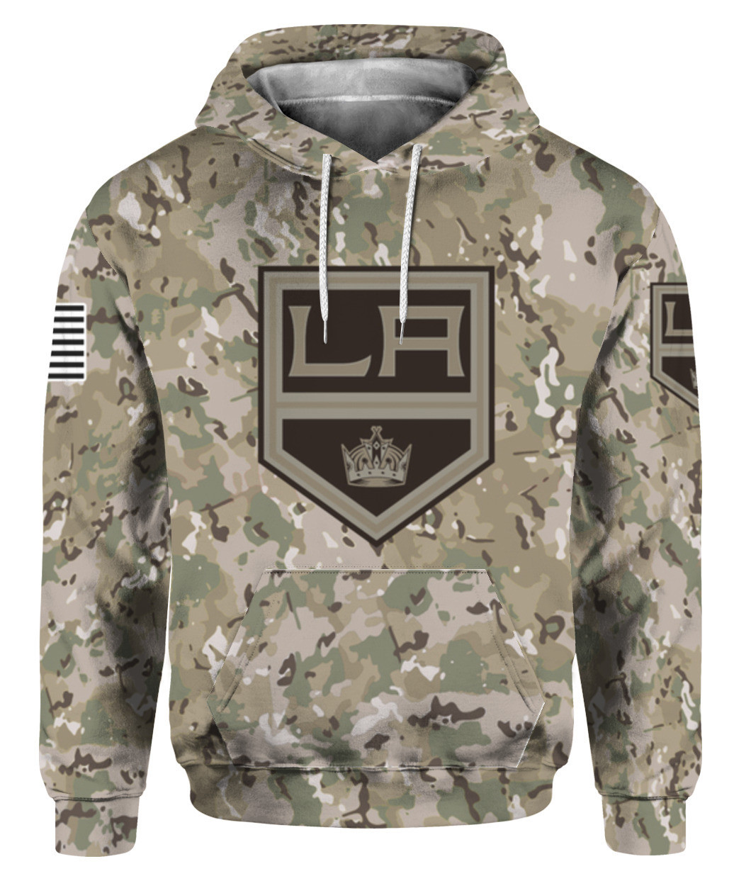 NHL Los Angeles Kings Camouflage 3D Hoodie Gift For Fans